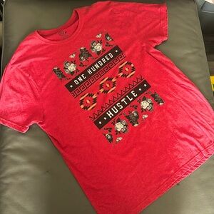 One hundred hustle t shirt